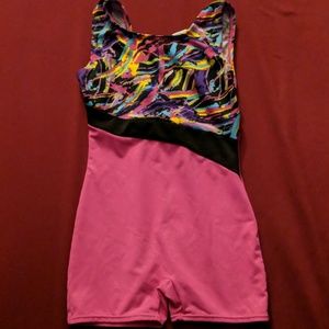 girls 4/5 danskin freestyle dance gymnastics leo